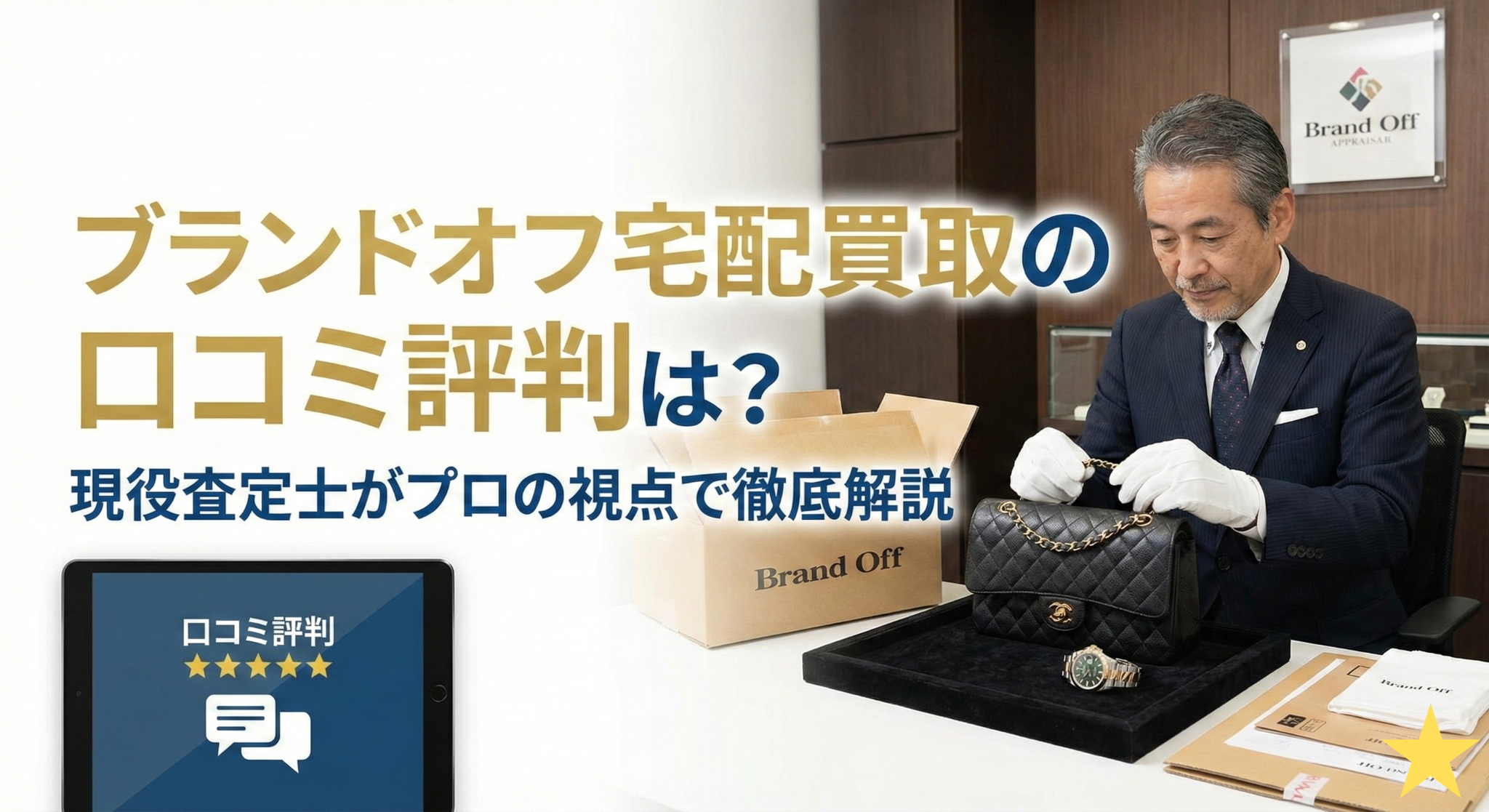 ブランドオフ宅配買取の口コミ評判は？現役査定士がプロの視点で徹底解説